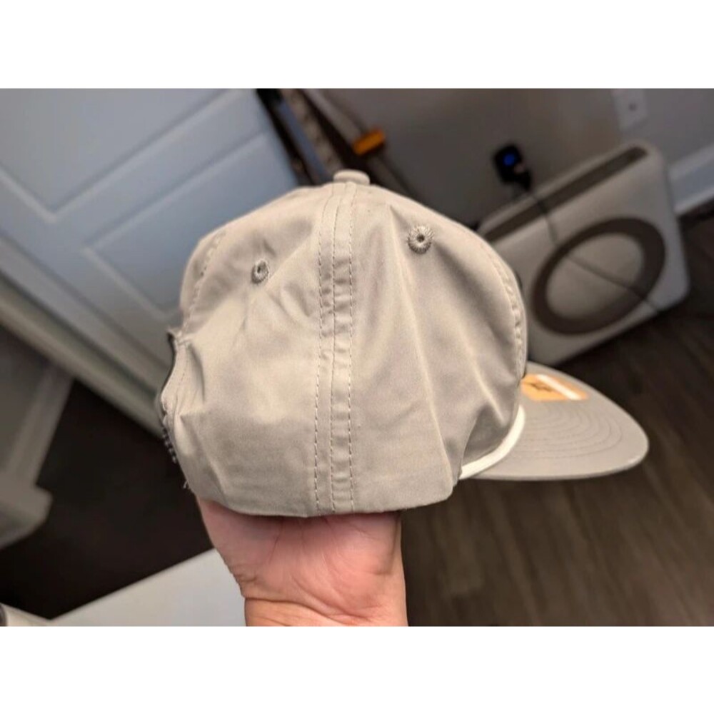 NWT Dover Bluff Hat Co. Gray Rope Trucker Snapback Hat - Picture 7 of 7